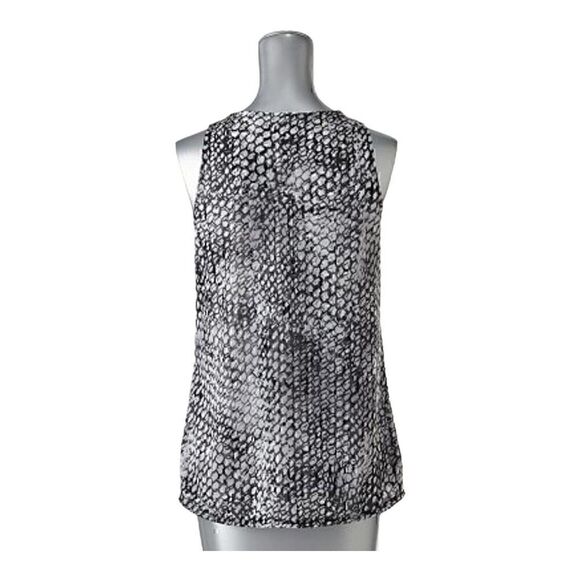 Simply Vera by Vera Wang Women's Button-down Double Layered Shirt Size M Black - Picture 2 of 12